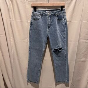 Light Wash Distressed Jeans